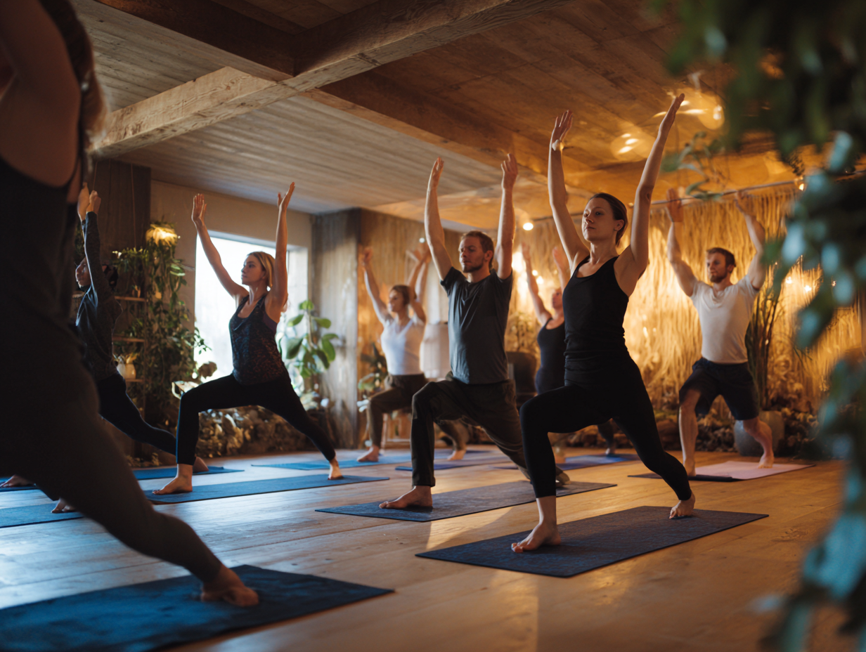 Сімейна йога-практика на природі