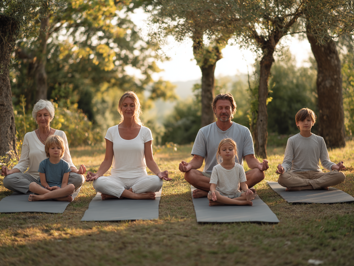 Групові йога-практики в затишному просторі